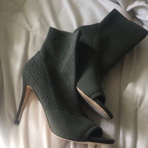 Olive green high heel